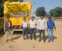 धान के अवैध परिवहन एवं भंडारण पर कार्रवाई , 50 क्विंटल धान एवं एक वाहन जप्त