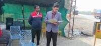 कलेक्टर ने किया सरायपाली में सीमावर्ती जांच चौकियों का निरीक्षण
