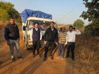 अवैध धान परिवहन पर कार्रवाई, 150 कट्टा धान एवं एक वाहन जब्त