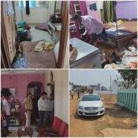 हाउसिंग बोर्ड कॉलोनी में दो सूने मकानों में लाखों की चोरी, CCTV में कैद हुए चार संदिग्ध , पुलिस डॉग स्क्वॉड के साथ जांच में जुटी