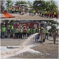 NH-53 के ढांक टोल प्लाजा में अग्निशमन एवं सुरक्षा प्रशिक्षण शिविर आयोजित, कर्मचारियों को दिए गए आपदा प्रबंधन के गुर