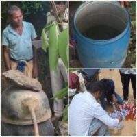 महासमुंद में आबकारी विभाग की बड़ी कार्रवाई, 102 लीटर अवैध शराब और 400 किलो महुआ लाहन जब्त, दो आरोपी गिरफ्तार
